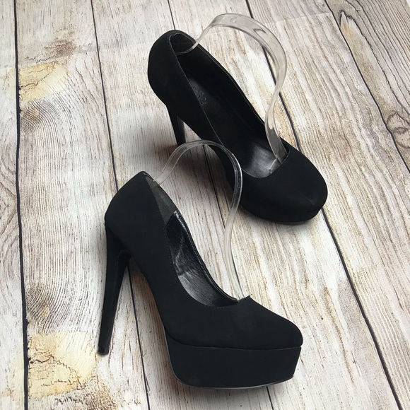 Charlotte Russe Shoes - Charlotte Russe soft matte black stiletto 8